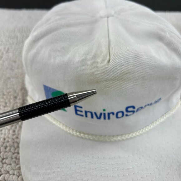 VINTAGE ENVIROSERVE SNAPBACK TRUCKER ROPE HAT OSFA GRAPHIC CAP - Picture 11 of 11